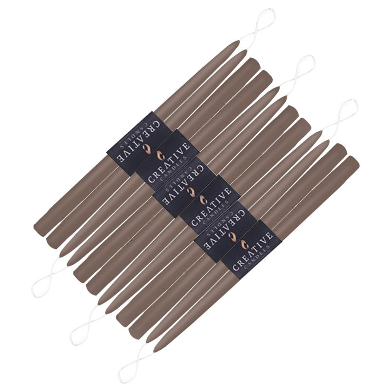 Taper Candles Espresso 18in 6 pack