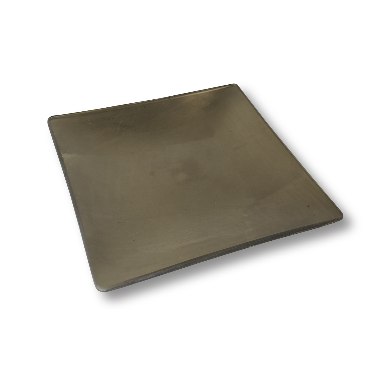 Square Bronze Metallic Pillar Plates - 8"x8"