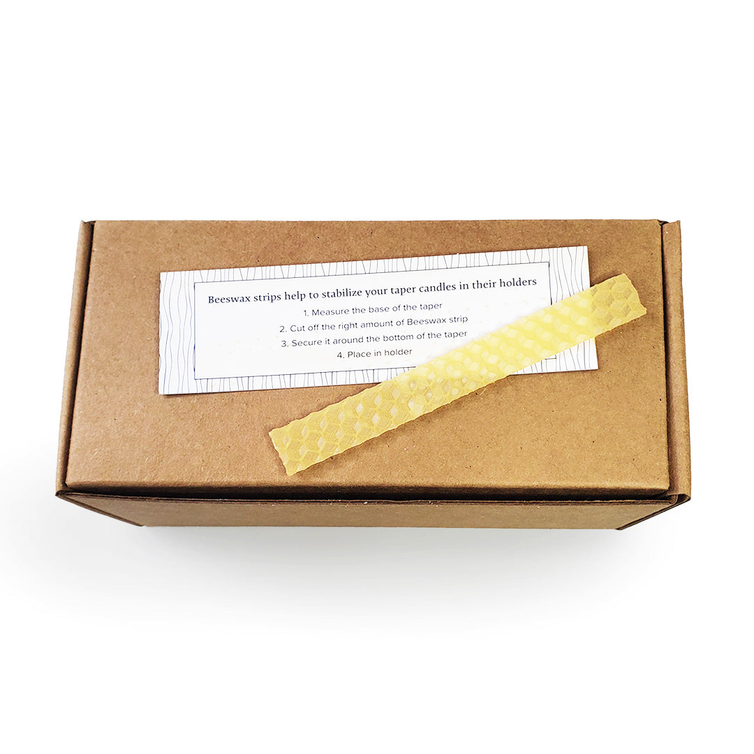 Beeswax fitter strip on top of proper use instructions