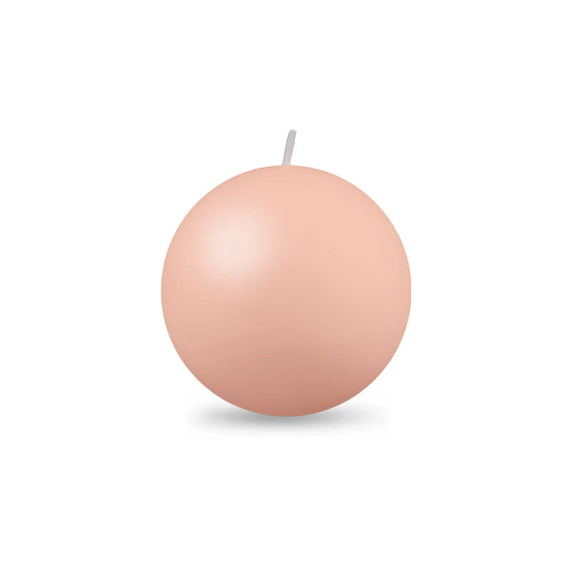 Barely Blush Ball Candles (2"-4" diameter)