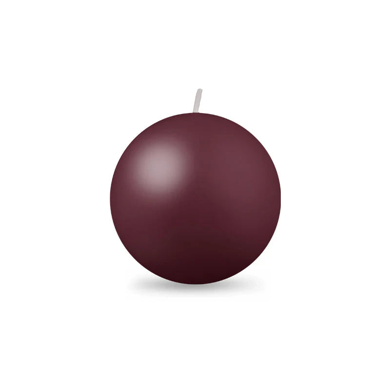 French Bordeaux Ball Candles (2"-4" diameter)