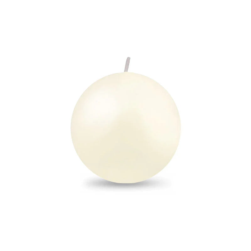 Ivory Ball Candles (2"-4" diameter)