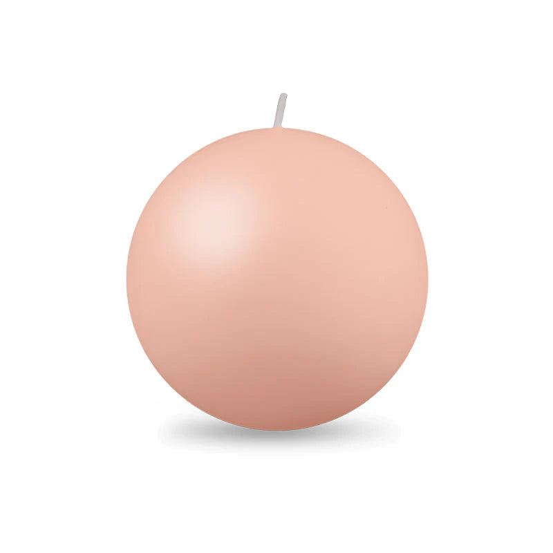 Barely Blush Ball Candles (2"-4" diameter)