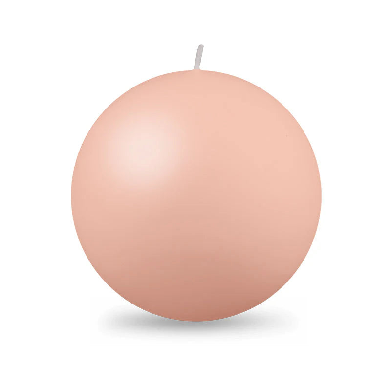 Barely Blush Ball Candles (2"-4" diameter)