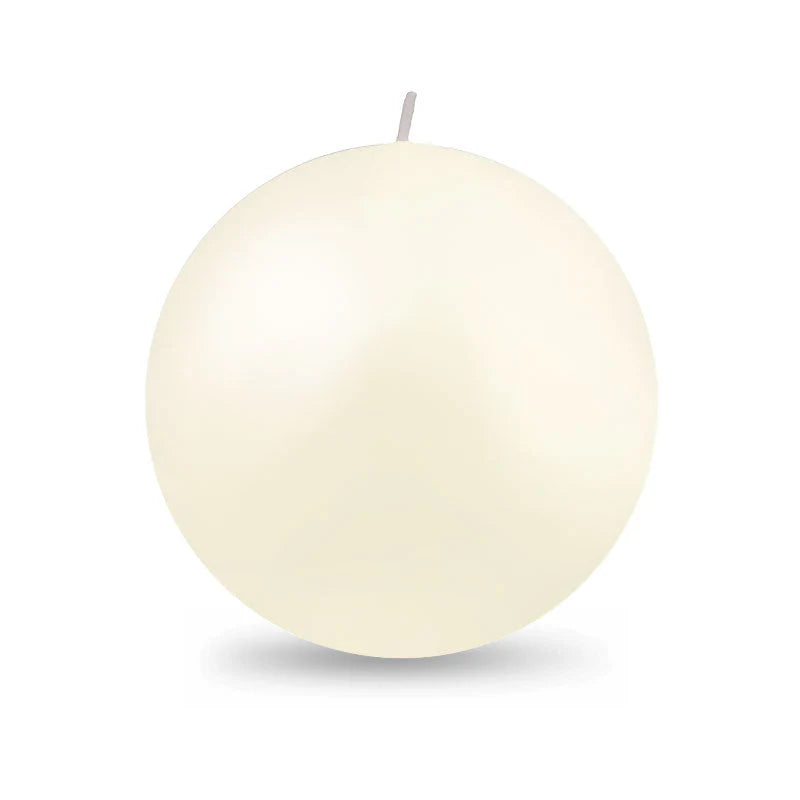 Ivory Ball Candles (2"-4" diameter)