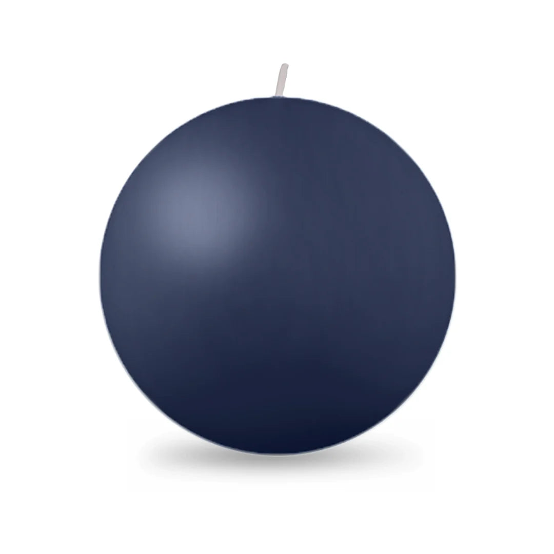 Navy Blue Ball Candles (2"-4" diameter)