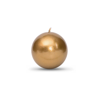 Metallic Roman Bronze Ball Candles (2"-4" diameter)