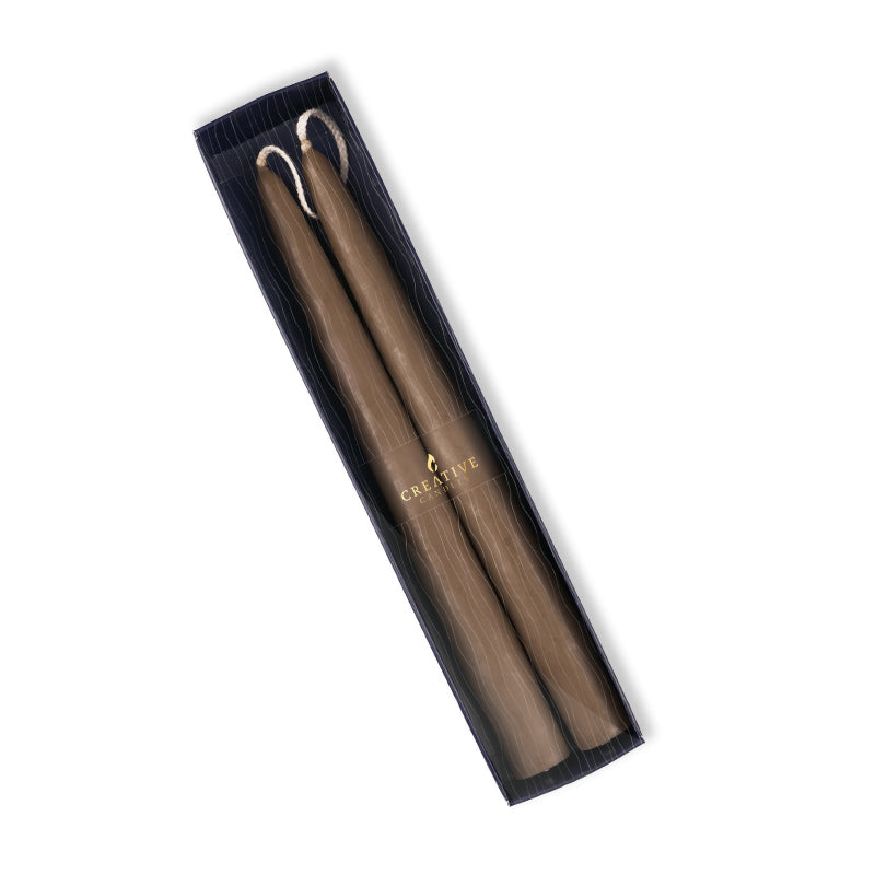 Bayberry 9" Taper Candle pair in decorative box