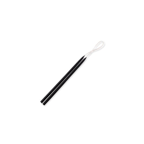 6 in celebration candles black