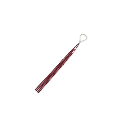 6 inch celebration candle pair Metallic Ruby