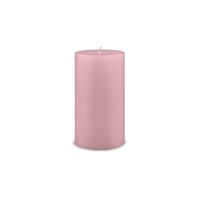 Advent Pillar Set Petal Pink 3" x 6"