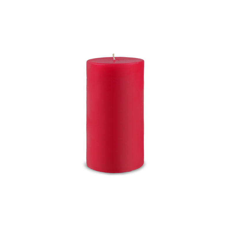 Holiday Red Classic Pillar Candle (3" diameter)