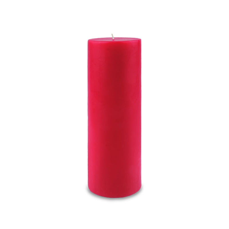 Holiday Red Classic Pillar Candle (3" diameter)