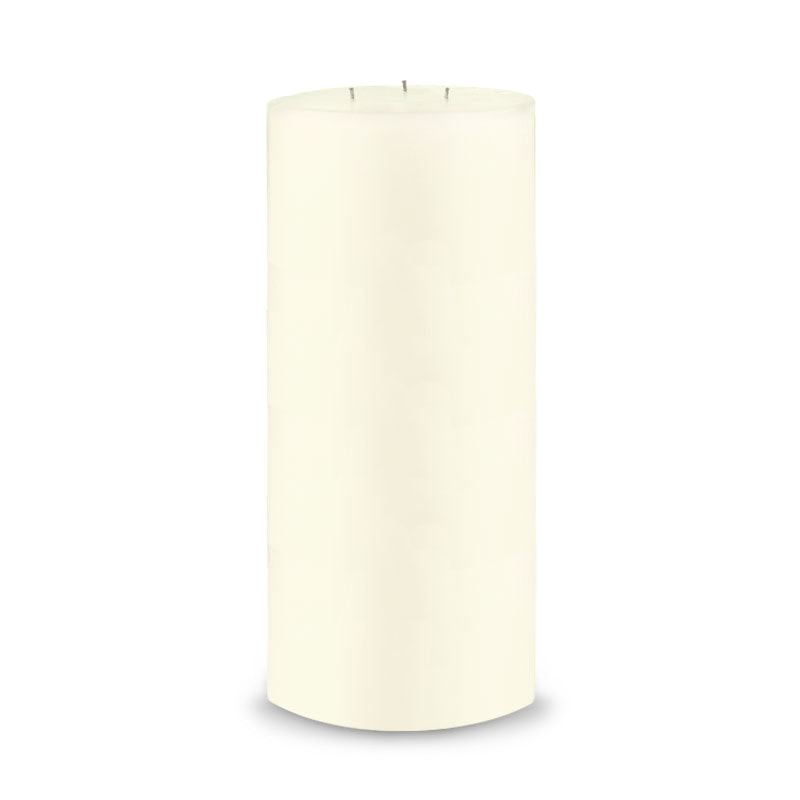 Ivory Contemporary Pillar Candle (6" diameter)
