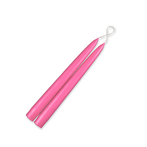 Taper Candles 9" - 12/box Hot Pink