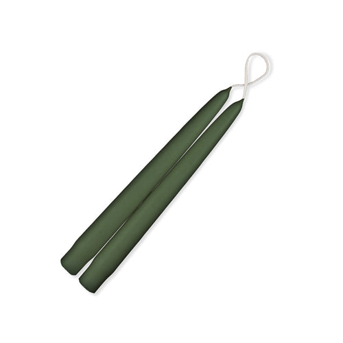 Taper Candles 9" - 12/box Hunter Green