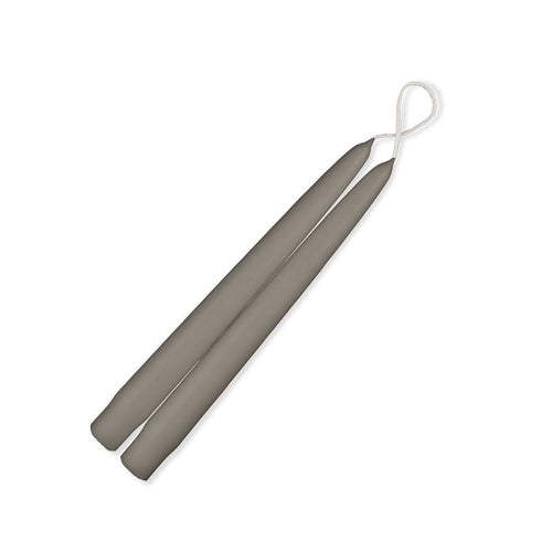 Taper Candles 9" - 12/box Paris Gray