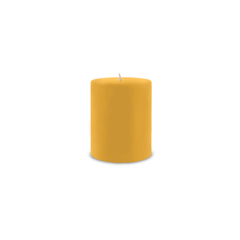 Classic Pillar Candle 3" x 4" - Maize