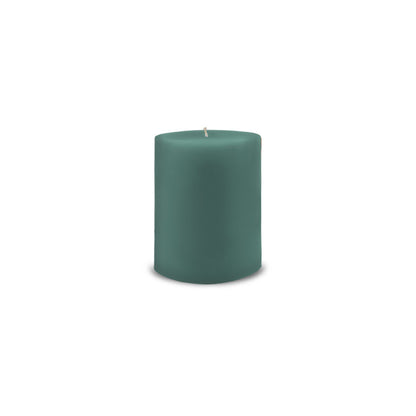 Classic Pillar Candle 3" x 4" - Turquoise