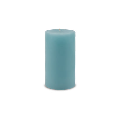 Classic Pillar Candle 3" x 6" - aquamarine