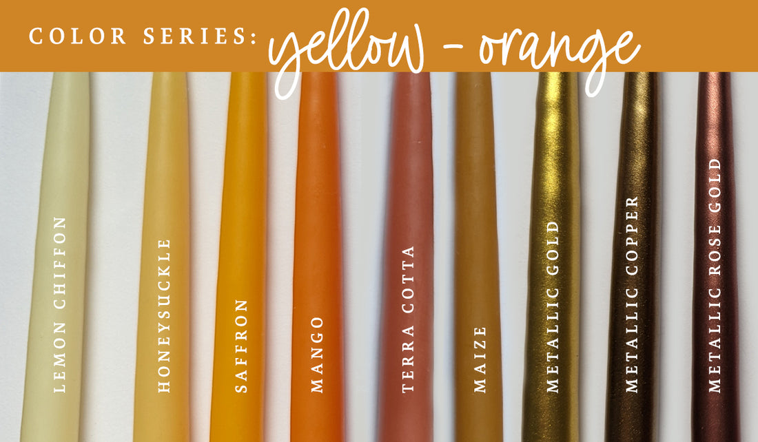 Color Series: What Yellow and Orange Candles Does Creative Candles Offer?