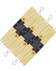 12 pack of 12 inch classic taper candles in shade Beeswax