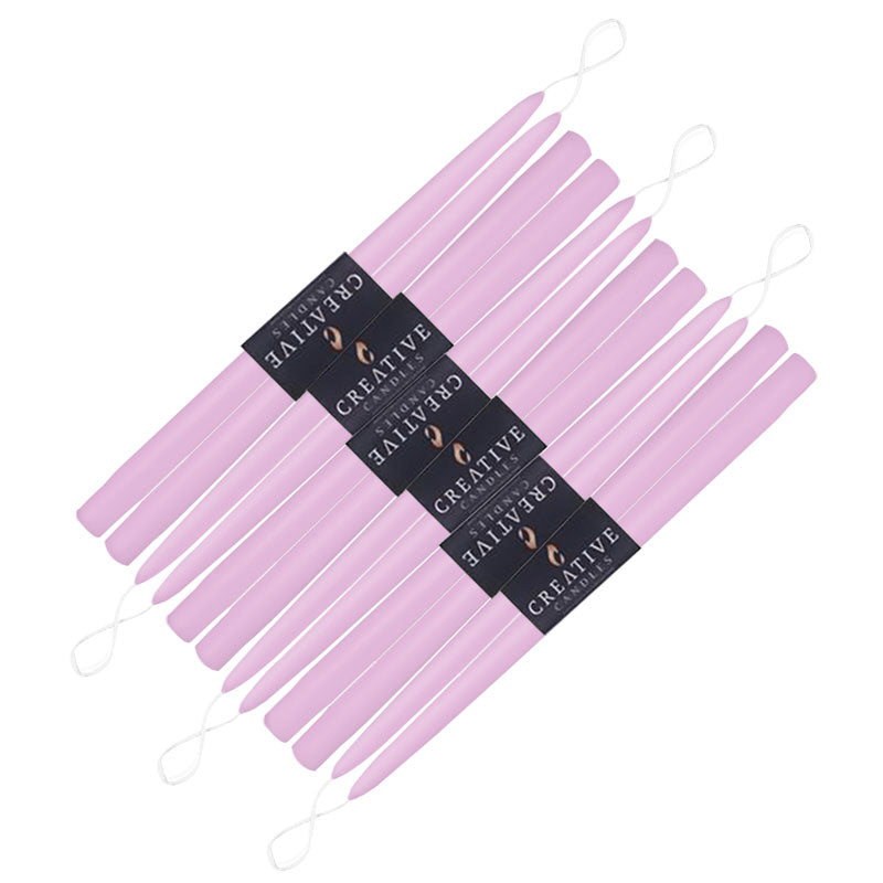 wisteria taper in 18 inch 12 pack on white background