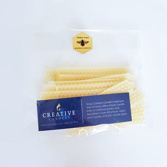 25 beeswax fitter strips in plastic packaging