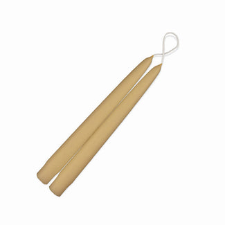 Taper Candles 18" - 12/box cafe au lait