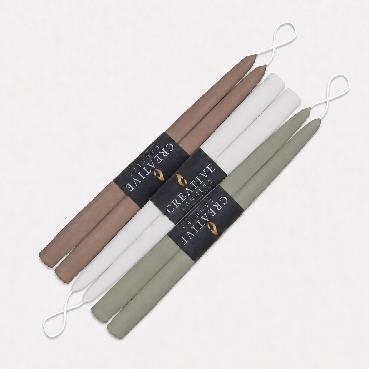 Multipack Taper Candles (7/8" diameter) - Quiet Autumn