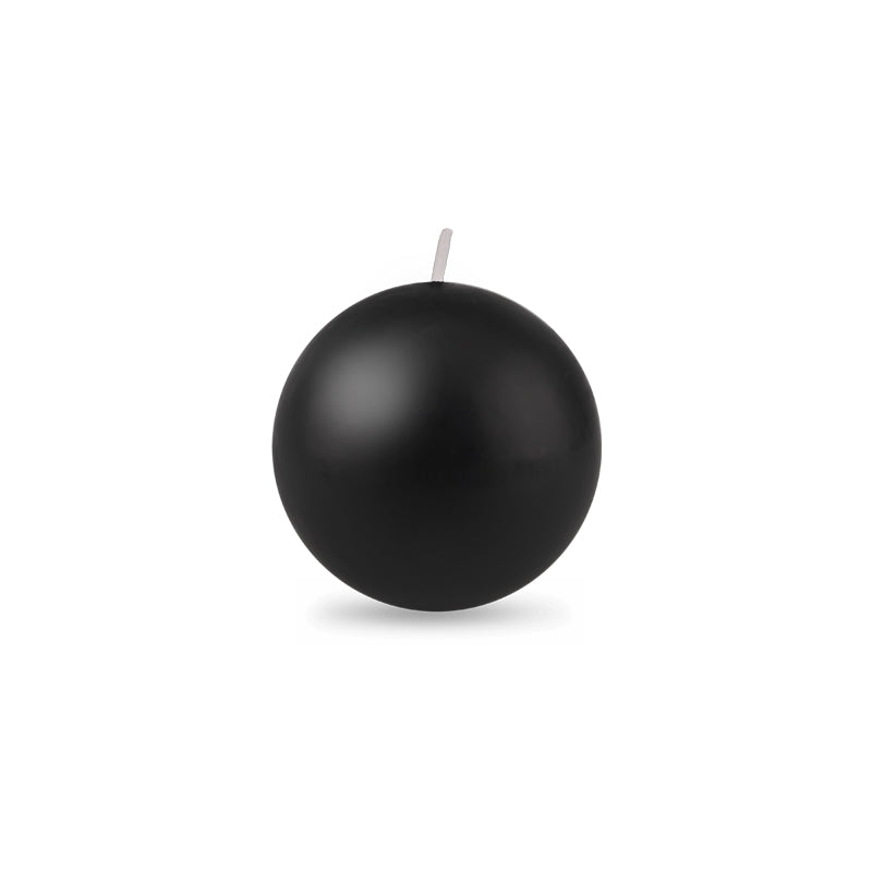 Ball Candles - Small 2&quot; Black