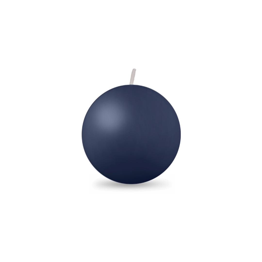 Ball Candles - Small 2" Navy Blue