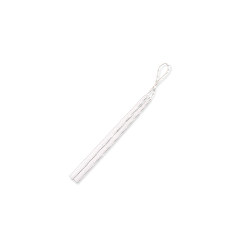 6 in celebration candles white