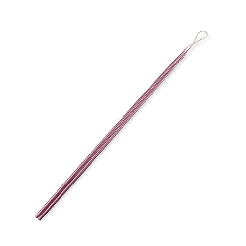 15 in celebration candles metallic rose gold