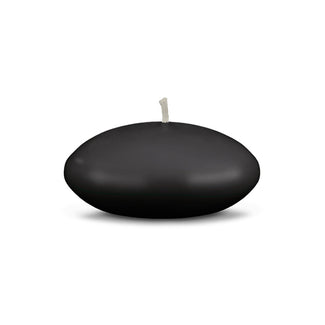 A 2.375 inch Black floating candle
