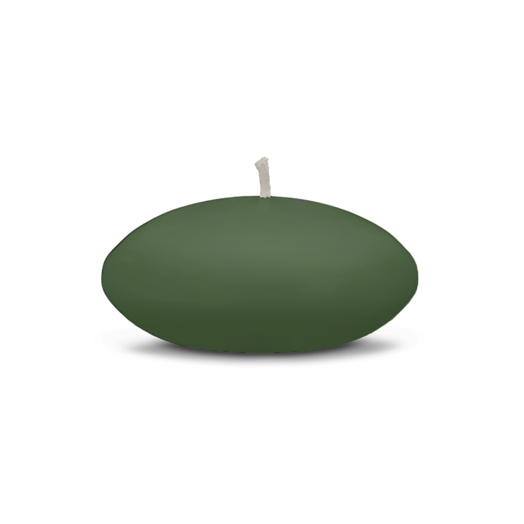 Holly Green Floating Candle - Small 2 3/8"