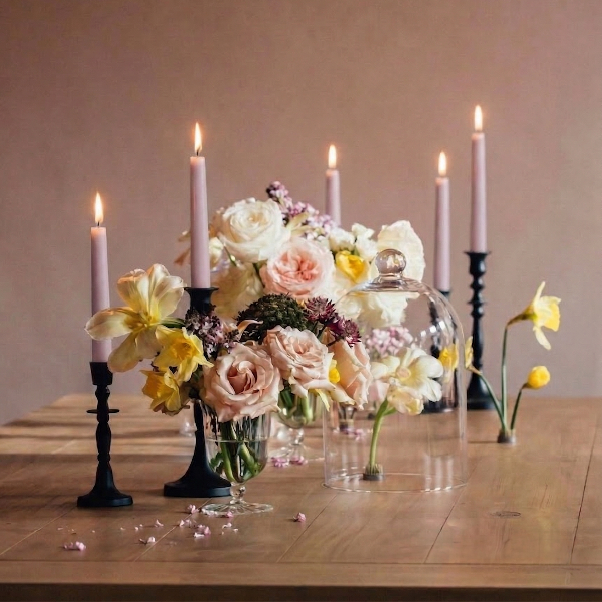 Taper Candles (7/8" diameter) - Mauvelous