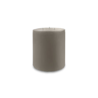 6in contemporary 3wick pillar paris gray