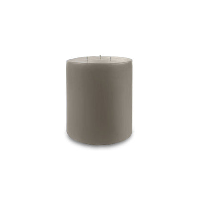 Paris Gray Contemporary Pillar Candle (6" diameter)