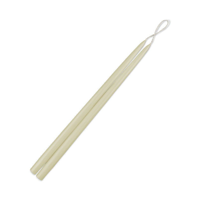 Taper Candles 18" - 12/box cafe au lait