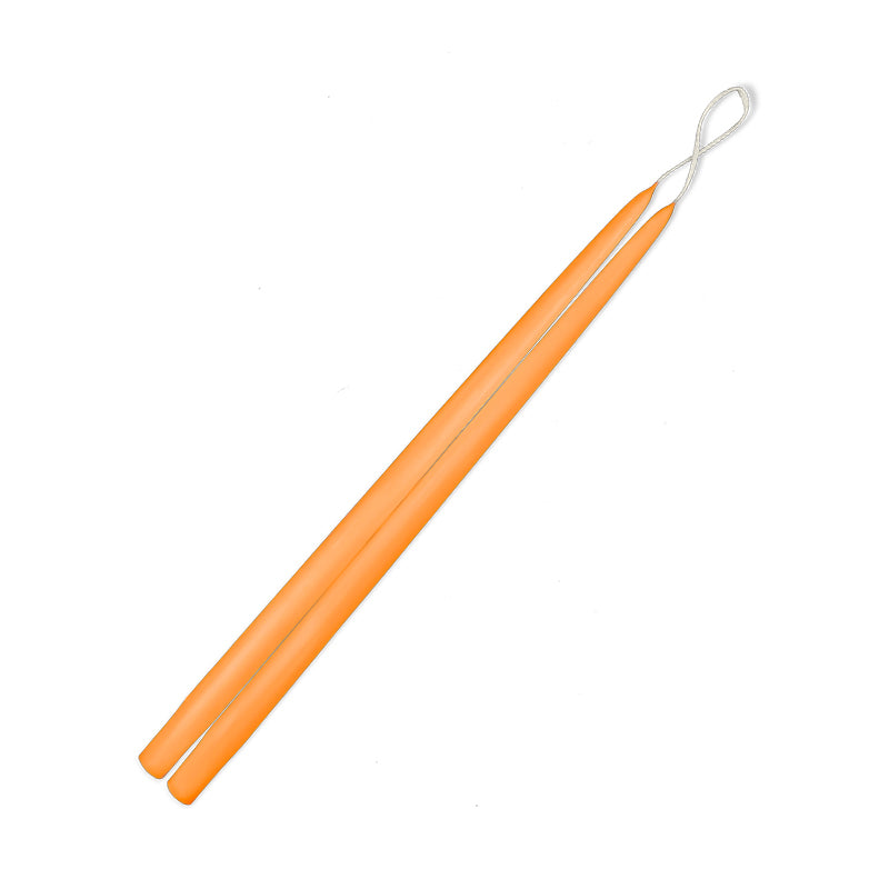 Mango 12&quot; Thin Taper Candle Pair with 1/2&quot; diameter