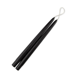 Taper Candles 12" - 12/box Black