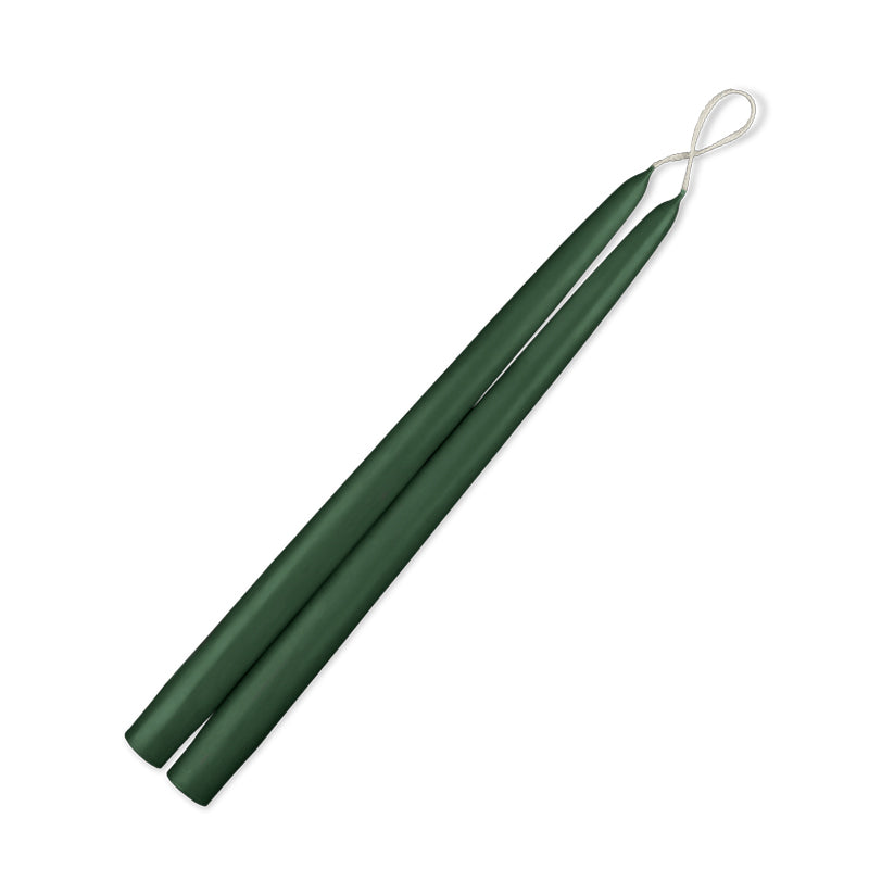 Taper Candles 12" - 12/box Hunter Green