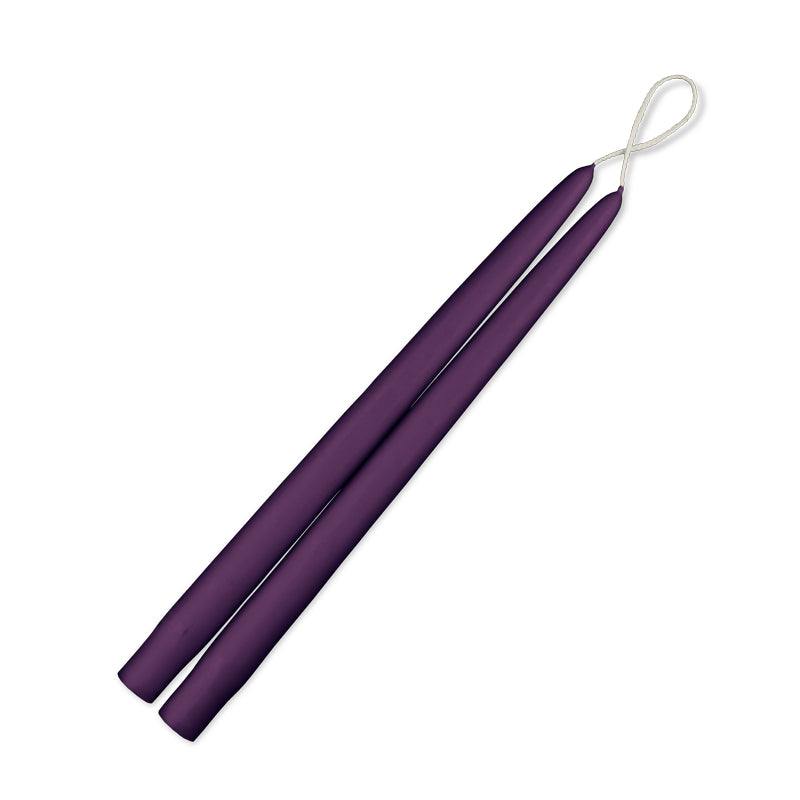 Taper Candles 12" - 12/box Purple