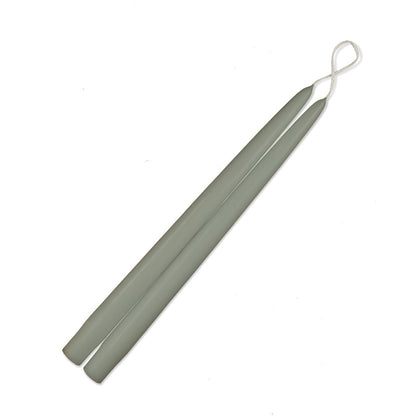 12" Taper Candles - 1 pair - Soft Sage