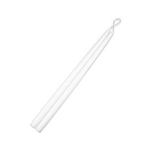 White 15" Taper Candle Pair with 7/8" diameter