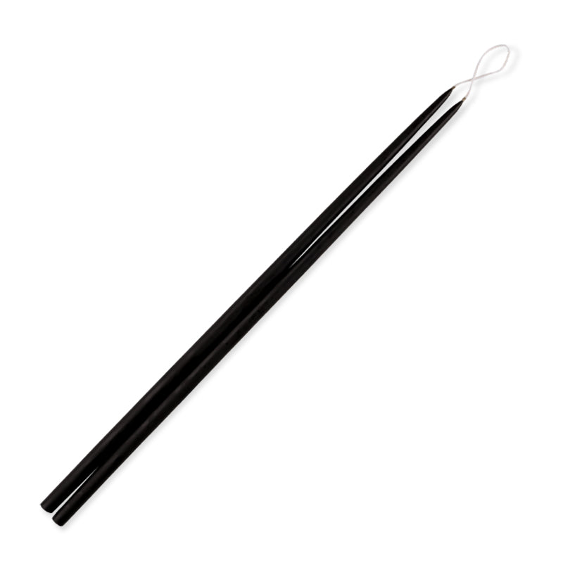 Taper Candles 18" - 12/box black