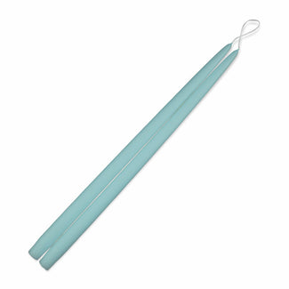 18 inch taper candles pair - Aquamarine