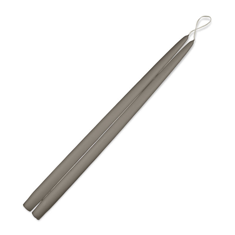 Taper Candles 18" - 12/box Paris Gray