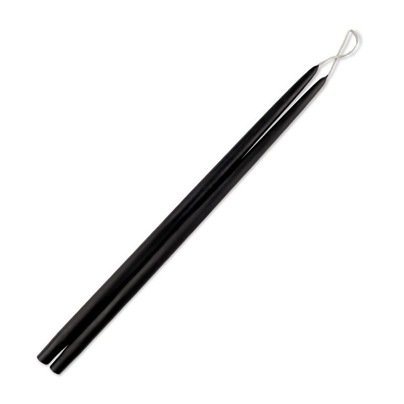 Taper Candles 24" - 12/box Black